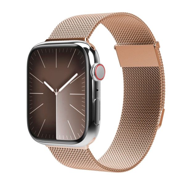 Apple Watch (38 40 SE 41 42mm) Vonmählen Milanese Loop 2 Rustfri Stål Rem - Rose Gold Online Hot Sale