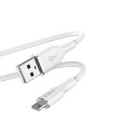 PURO Soft USB-A til Lightning Kabel 1.5m - Hvid For Sale