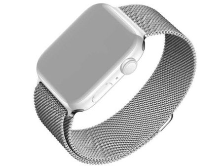 Apple Watch (38 40 SE 41mm) Fixed Mesh Rem - Sølv Online Sale