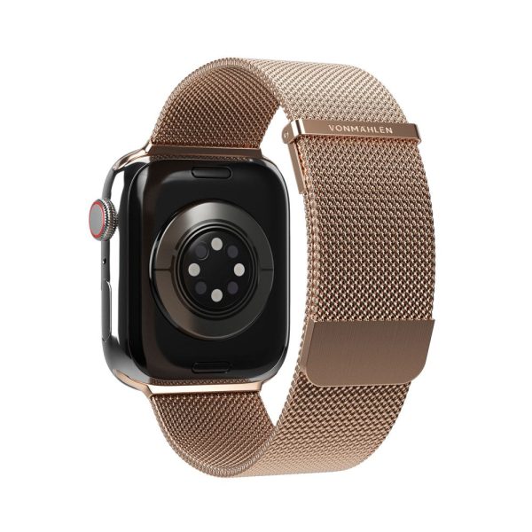 Apple Watch (38 40 SE 41 42mm) Vonmählen Milanese Loop 2 Rustfri Stål Rem - Rose Gold Online Hot Sale