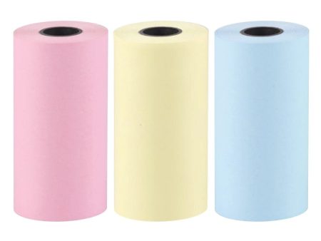 Udskrivningspapir til Hurtel Mini Cat Termisk Printer - 3 Pack - Multifarvet For Sale