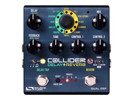 Source Audio Collider Stereo Delay Reverb Pedal Online Sale