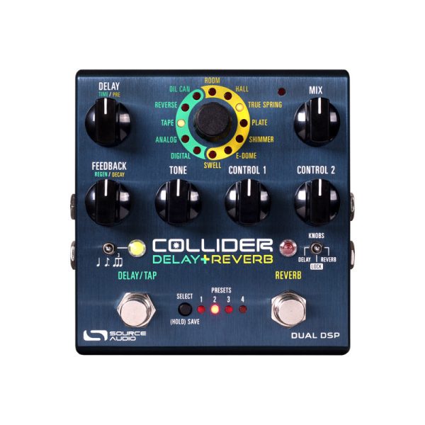 Source Audio Collider Stereo Delay Reverb Pedal Online Sale