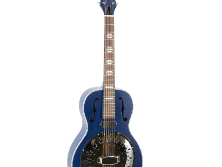 Recording King Dirty 30s Minnie Bucker Resonator Blue Fashion