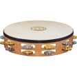 Meinl 10  Goat Skin, Dual Alloy Tambourine, 2 Row on Sale