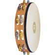 Meinl 10  Goat Skin, Dual Alloy Tambourine, 2 Row on Sale