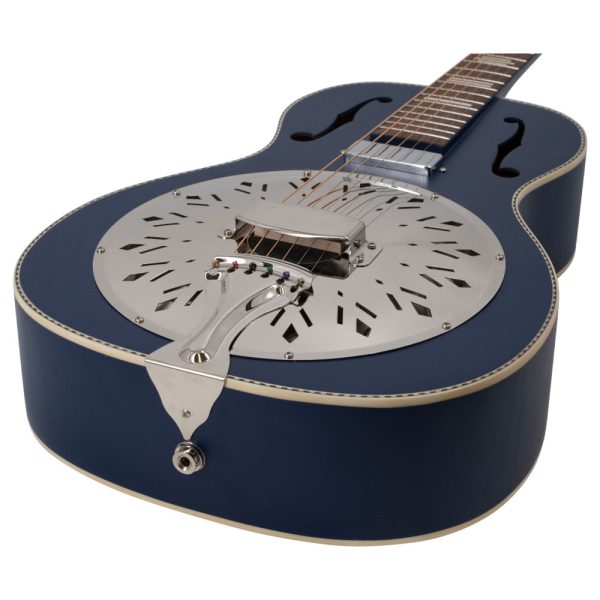 Recording King Dirty 30s Minnie Bucker Resonator Blue Fashion