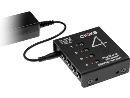 CIOKS 4 Isolated 4-output Guitar Pedal Power Supply with AC Adapter Hot on Sale