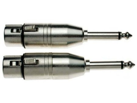 Stagg 1 4  M mono to XLR F Plug Discount