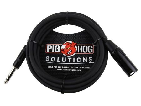 Pig Hog PXTMXM05 5  TRS(M)-XLR(M) Balanced Cable Online Hot Sale