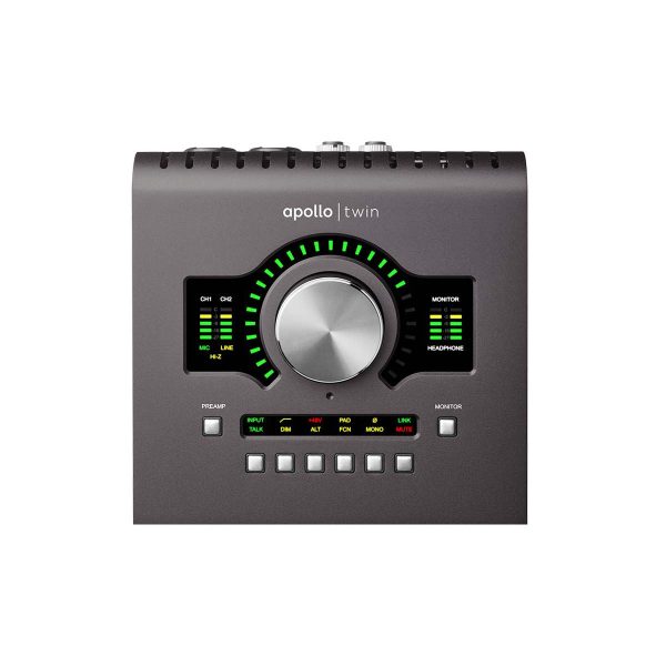 Universal Audio Apollo Twin MKII DUO Heritage Edition 10x6 Thunderbolt Audio Interface Supply