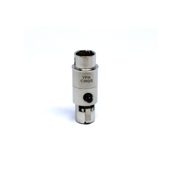 YPA Microphones cW2S Adapter Adapts Audio Technia a cW-style 4-pin lavalier connector to TA4F for use with Shure (cW-style  4-pin TA4F) on Sale