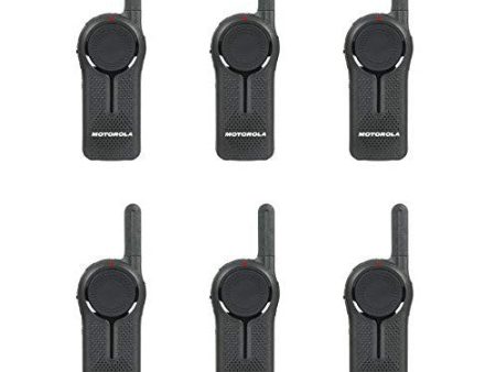 6 Pack of Motorola DLR1060 900MHz ISM Band 1 Watt 6 Channels License Free Digital Two-Way Radio Discount