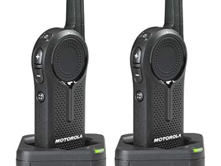 2 Pack of Motorola DLR1060 900MHz ISM Band 1 Watt 6 Channels License Free Digital Two-Way Radio For Sale