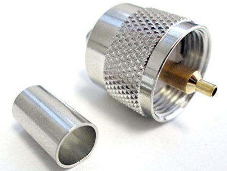 Tram Browning 1311 UHF-Male 2 Piece Crimp for RG-8X RG-59 Connector Hot on Sale